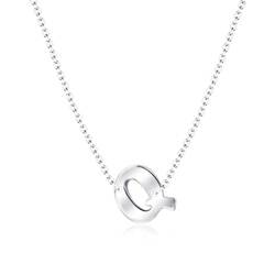 Silver Initial Letter Necklace Q SPE-5557